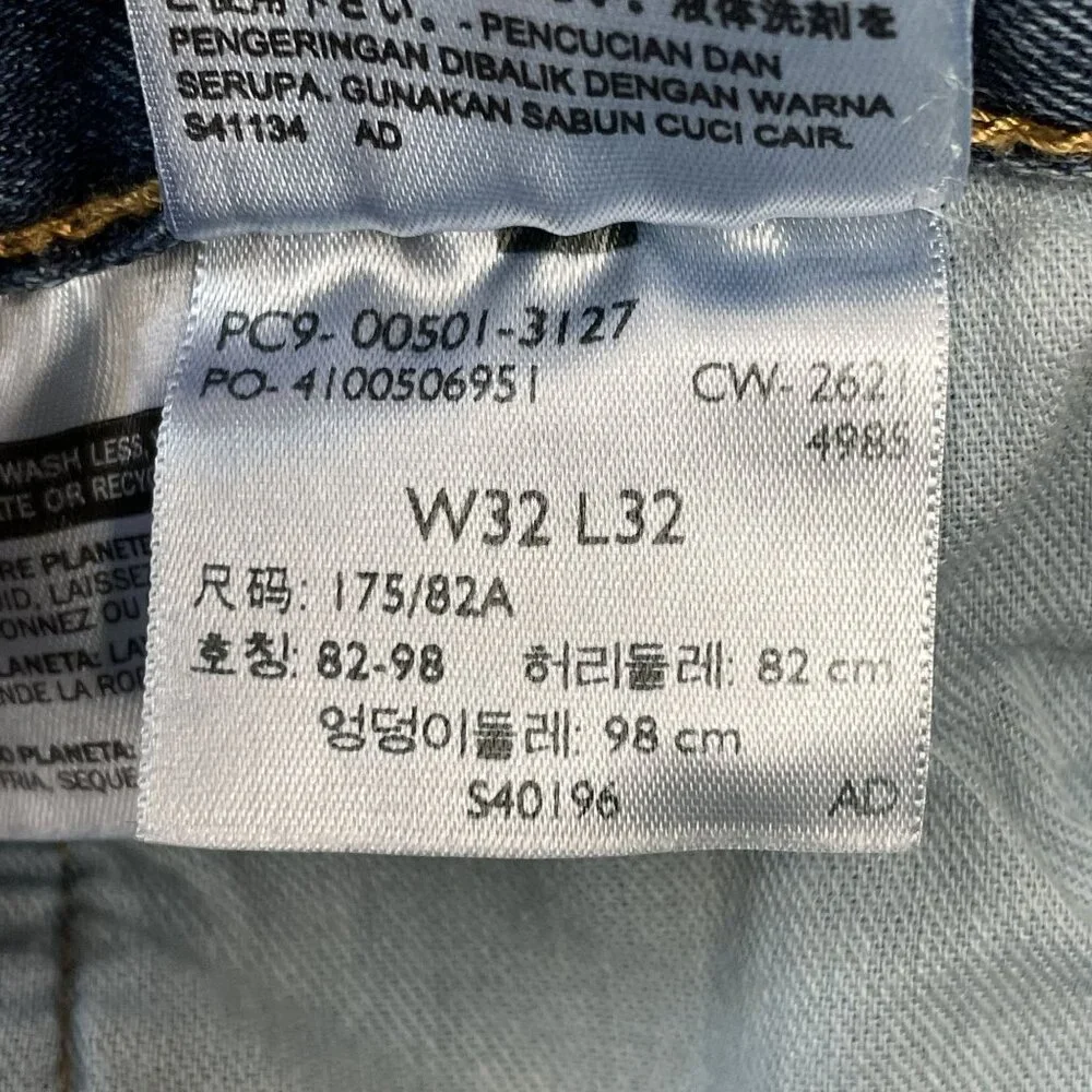 Levi's 501 XX Jeans Mens 32x32 Blue Button Fly Medium Wash Denim - Picture 4 of 9